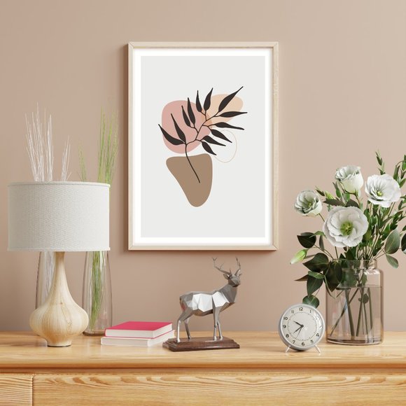 Modern Minimalist Abstract Nature Boho Wall Art Print Home Decor [No Frame] - Picture 3 of 6